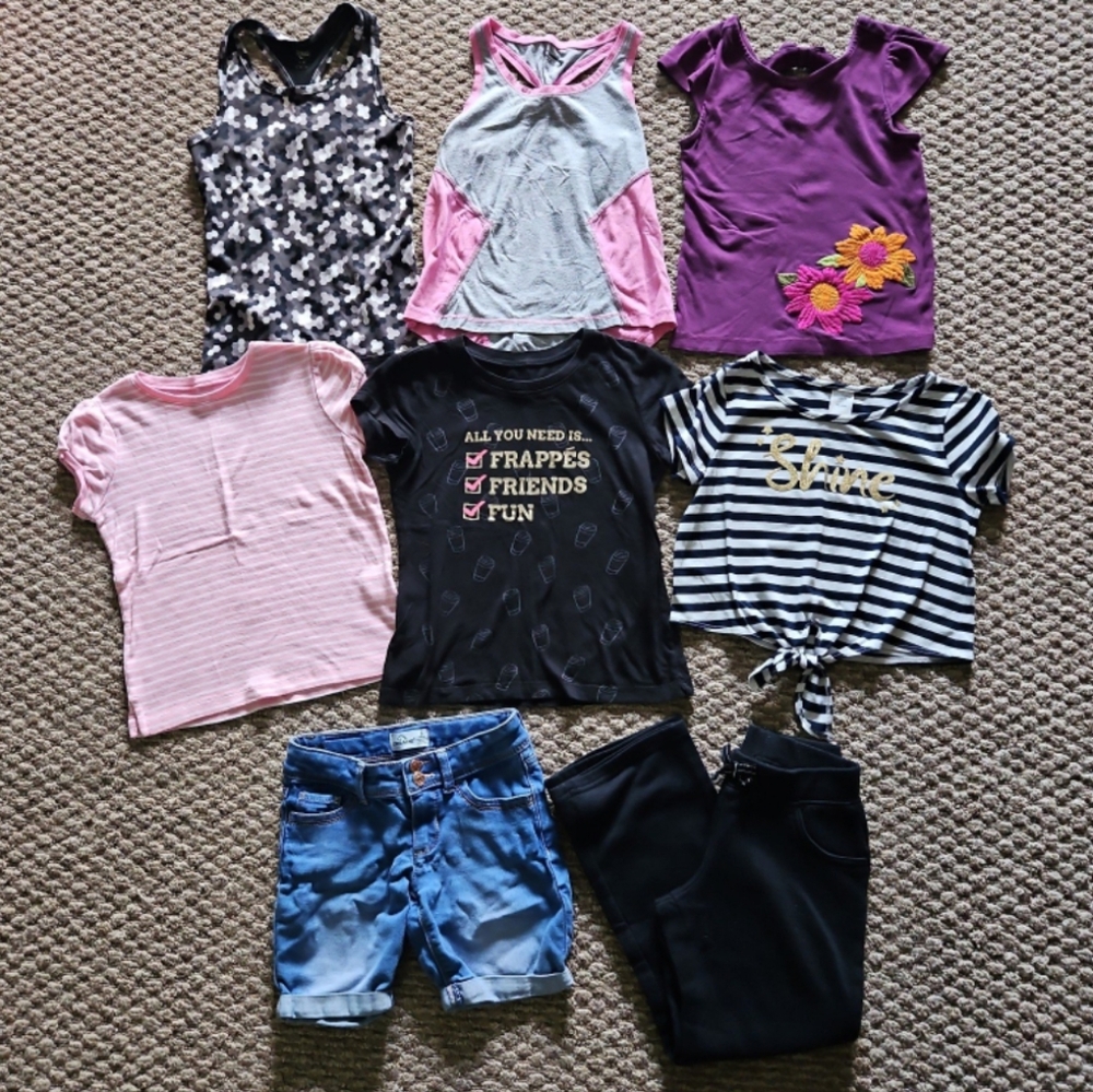 Girls Size 6 Tops and Bottoms Bundle